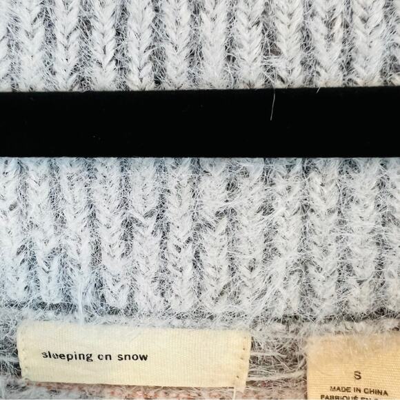 Anthropologie Sleeping on Snow Faroe Wool blend fuzzy sweater - Picture 10 of 13